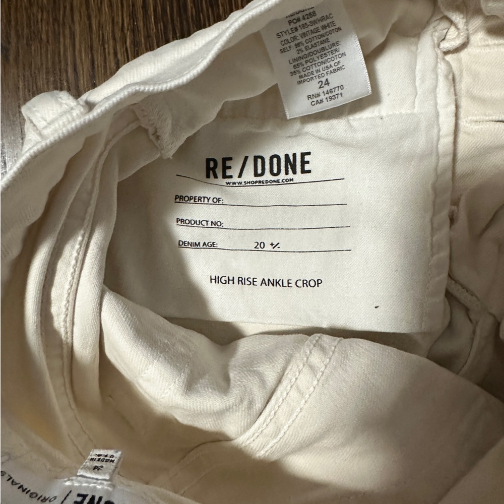 Re/Done High Rise Jeans - Picture 6 of 7